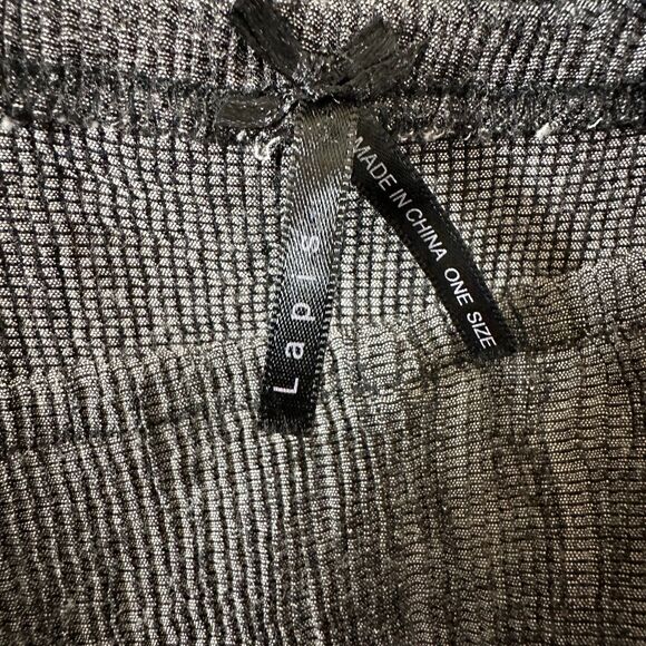 Lapis Anthropologie Strapless Lagenlook Black Floral Maxi Dress One Size - Picture 4 of 6